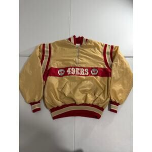 Vintage San Fransico 49er’s Windbreaker Made in USA Size XL